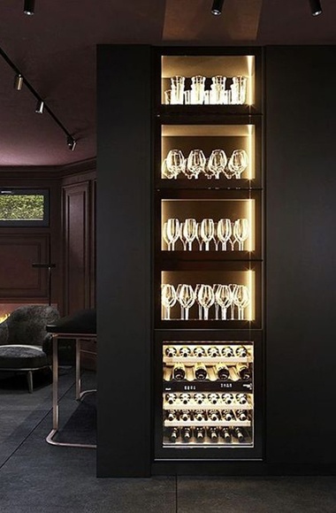 wall mount wine cellar